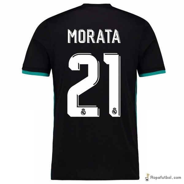 Camiseta Real Madrid Replica Segunda Ropa Morata 2017/18